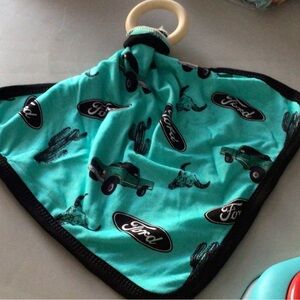 Ford Teal Kids Bib with Black Trim